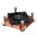 Pure Copper Heat Sink Server CPU Cooler / Air Cooling Fan w